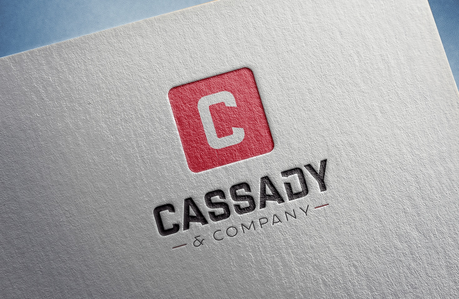 Cassady logo in print