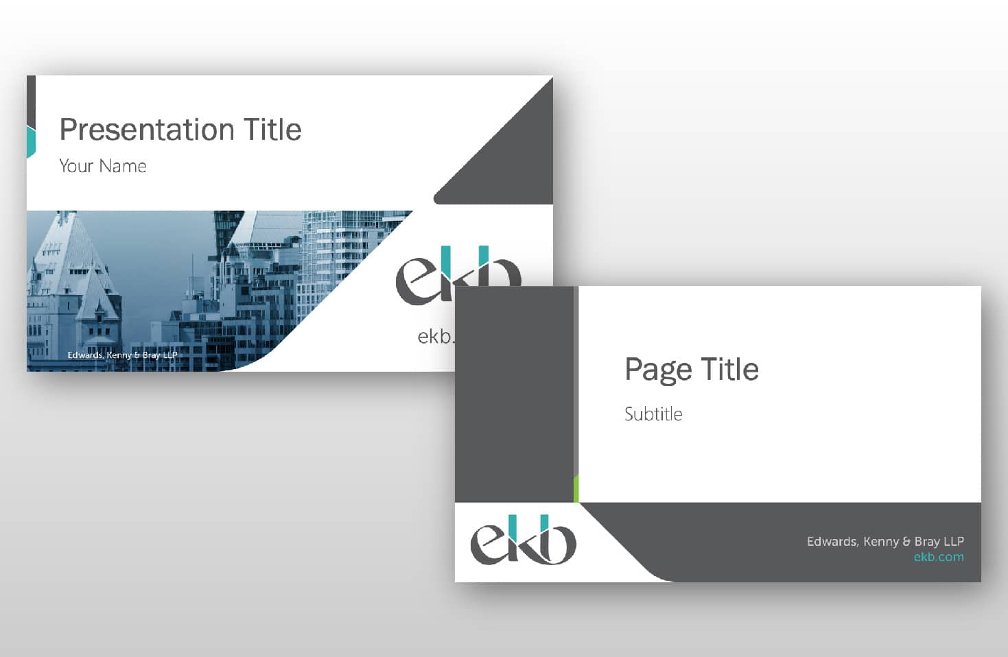 Powerpoint design for law firm