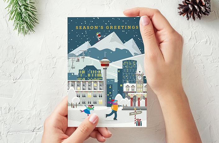 Holiday Card example for law firm