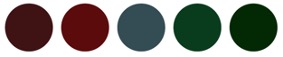 Example of a dark colour palette