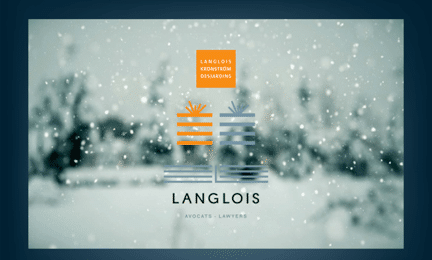 Langlois Lawyers holiday card